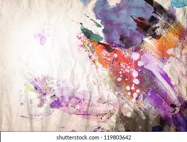 Abstract Painting Background