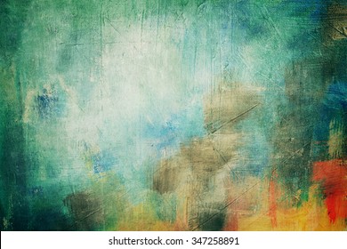 Abstract Painting Background Or Texture