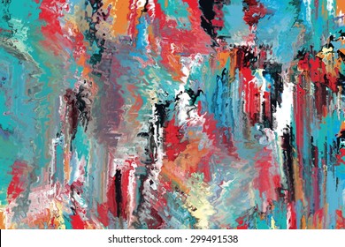 Abstract Painting Expressionism Style