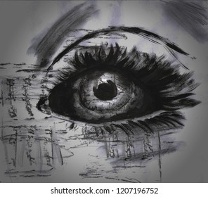 Charcoal Painting Images Stock Photos Vectors Shutterstock