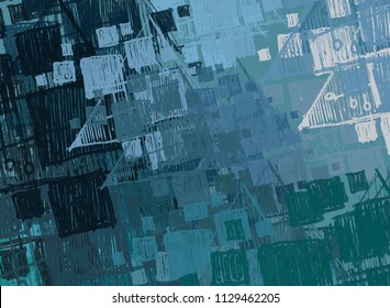 Abstract painting on canvas. Hand made art. Colorful texture. Modern artwork. Strokes of fat paint. Brushstrokes. Contemporary art. Artistic background image. - Shutterstock ID 1129462205