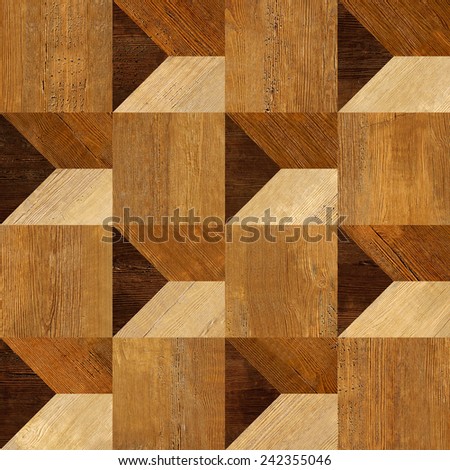 Abstract Paneling Pattern 3 D Paneling Decorative