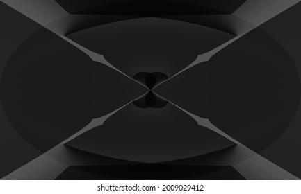 abstract paper  black background  geometric design  modern wallpaper  wall art  pattern texture  and gradient  you can use for ad  product   card  business presentation  space for text  design 3d
