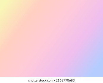 Abstract pastel gradient yello  orange  pink    blue soft multicolored background 
