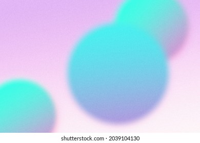 Abstract pastel holographic blurred grainy circle gradient background texture  Colorful digital grain soft noise effect pattern  Lo  fi multicolor vintage retro design template