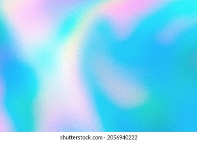 Abstract pastel holographic blurred grainy gradient background texture  Colorful digital grain soft noise effect pattern  Lo  fi multicolor vintage retro design 