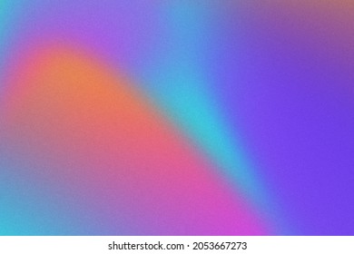 Abstract pastel neon holographic blurred grainy gradient background texture  Colorful digital grain soft noise effect pattern  Lo  fi multicolor vintage retro design 