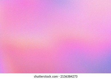 Abstract pastel pink purple holographic blurred grainy neon gradient digital background texture  Colorful digital grain soft noise effect pattern  Lo  fi multicolor vintage retro design 