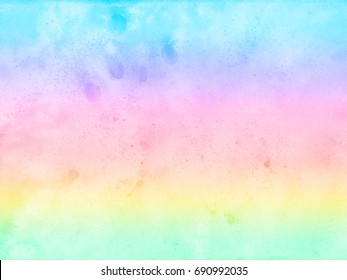 Pastel Rainbow Watercolour Images, Stock Photos & Vectors | Shutterstock