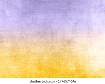 Abstract Pastel Watercolor Texture - Light Grunge Yellow Purple Background Gradient