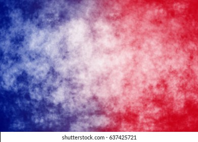 Abstract Patriotic Red White And Blue Blur Background For Party Celebration, Voting, July Poster, Memorial, Tie Dye Design, Labor Day, Watercolor Pattern, Independence, And President Election