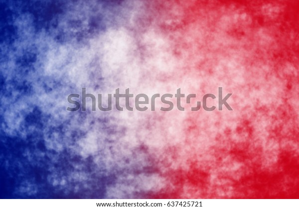 Abstract Patriotic Red White Blue Blur Stock Illustration
