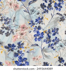 abstract, abstract pattern, allover, art, background, beautiful, blue, illustration