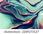 Abstract and pattern background in intense iridiscent light colors.Blurred abstract Modern colored holographic background in 80s style. Crumpled iridescent foil real texture.Synthwave.Vaporwave style.