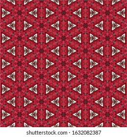 Abstract Pattern Of A Beautiful Red Triangle