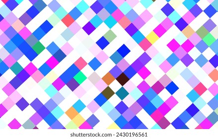 abstract pattern with colorful squares