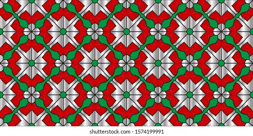 Vector Seamless Saudi Arabia Traditional Pattern Stock Vector (Royalty ...