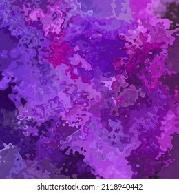 Abstract Pattern Texture Background Watercolor Splotch Liquid Effect - Velvet Violet Purple Lilac Color