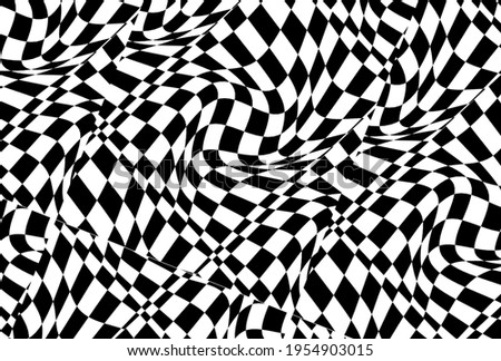 Abstract pattern wave background checkerboard