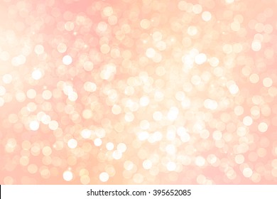 Abstract peach bokeh background