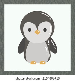 Abstract penguin illustration design and cartoon art