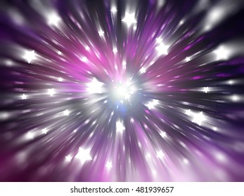 Abstract pink background. Explosion star. illustration digital.
