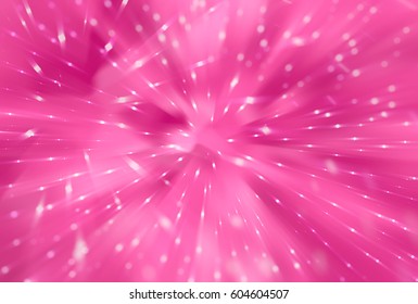 abstract pink background  fractal explosion star and gloss   lines  illustration beautiful 