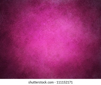 abstract pink background or purple paper with bright center spotlight and black vignette border frame with vintage grunge background texture pink paper layout design of light and dark color art