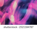 Abstract Pink and Blue Light Streaks with Grunge Texture With Grain Noise Texture