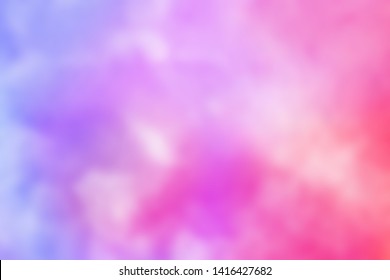 Abstract Pink Blue Red Yellow Violet Orange Purple Watercolor Background. The Color Splashing Blurred 