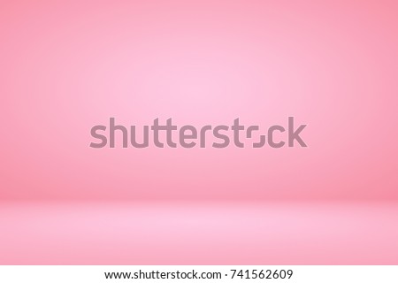 Abstract pink coral gradient background empty space studio room for display product ad website