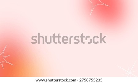 Abstract Pink Gradient Background with Sparkles and Aura