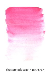 Abstract pink ink background. Watercolor background for textures. Hand painted ombre. Watercolor wash. Illustration for design of your site, cards or  wedding invitations.
