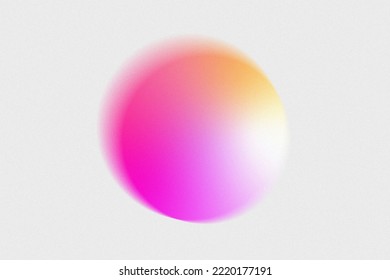 Abstract pink and orange wheel blurred gradient grain texture. Round soft circle. Blurred backdrop pattern. Multicolor vivid illustration for your graphic design, banner, logo, cover, landing pages. - Powered by Shutterstock