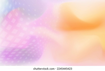 Abstract pink  orange gradient  Blurred background and deformed geometric shapes  Illustration for backgrounds  screensavers  posters  postcards   banners  A creative idea for interior solutions 