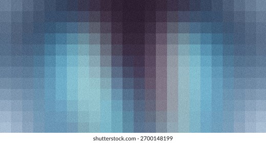 Abstract pixel gradient background creating digital mosaic pattern with subtle noise texture and cool color tones