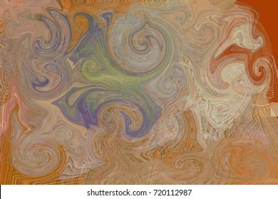 Abstract pixel twirls effects for background or texture
