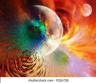 Abstract Planetary Background