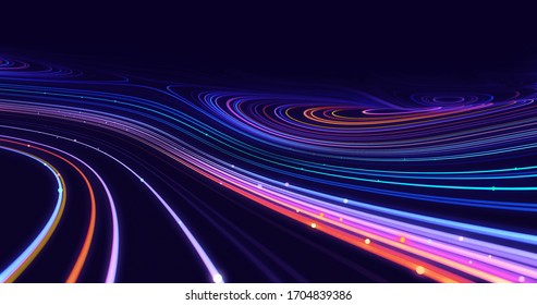 Abstract Polygonal Space Low Poly Dark Background With Connecting Dots And Lines. Connection Structure. Science. Futuristic Polygonal Background. Wallpaper. Business