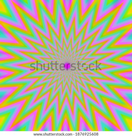 An abstract psychedelic burst background image.