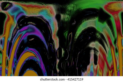 Abstract psychedelic colorful background. Illustration. Can be used for posters.