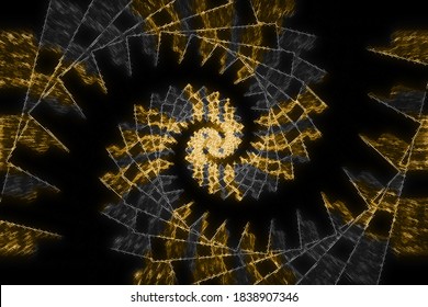 An abstract psychedelic spiral background image.