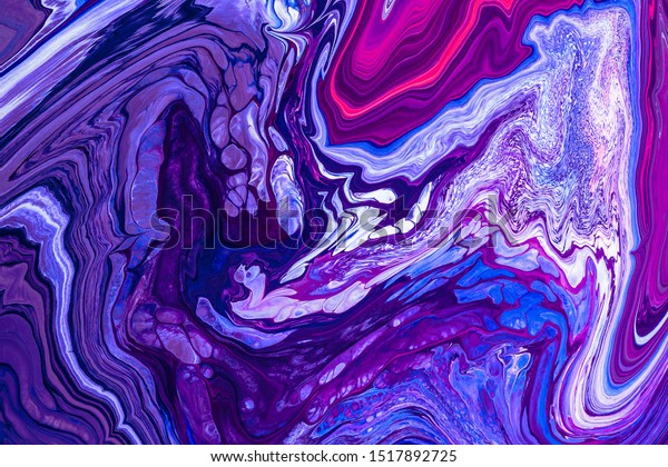 Abstract Purple Acrylic pour Liquid marble\
surfaces\
Design.