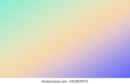 Abstract purple peach with sea green grainy background Illustrazione stock