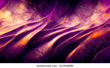 Abstract purple web. Great vector background with purple images about chaos in the universe. It can also be used for magic or a neural network.
