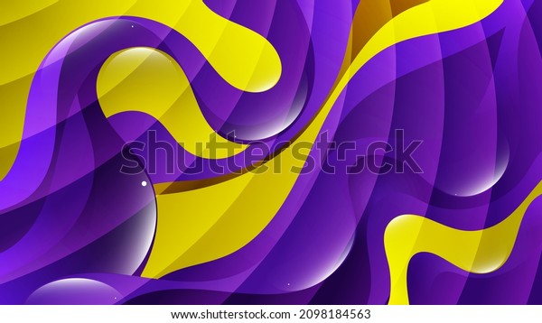 Abstract purple-yellow background. A beautiful illustration for interior decoration, corporate designs, blogs, postcards, posters and your other projects.