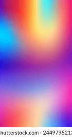 Abstract a rainbow colored background with a rainbow colored light. blurred color gradient background vector.