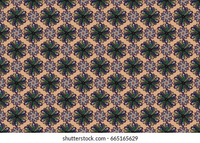 Abstract raster seamless pattern flower design in colors. Floral seamless pattern with watercolor effect. Textile print for bed linen, jacket, package design, fabric and fashion concepts. - Powered by Shutterstock