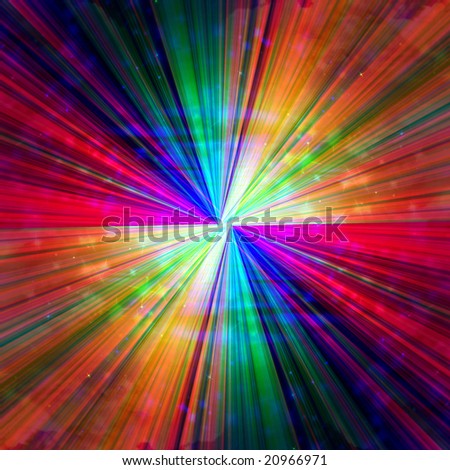 abstract rays on a dark blue background
