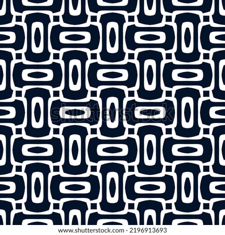 Abstract rectangle line shape geometric motif basic pattern continuous ornate background. Modern fabric design textile swatch ladies dress, man shirt all over block print. Contrasting colours palette.